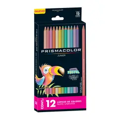 PRISMACOLOR - Lápices de Colores Junior Set 12 Pasteles