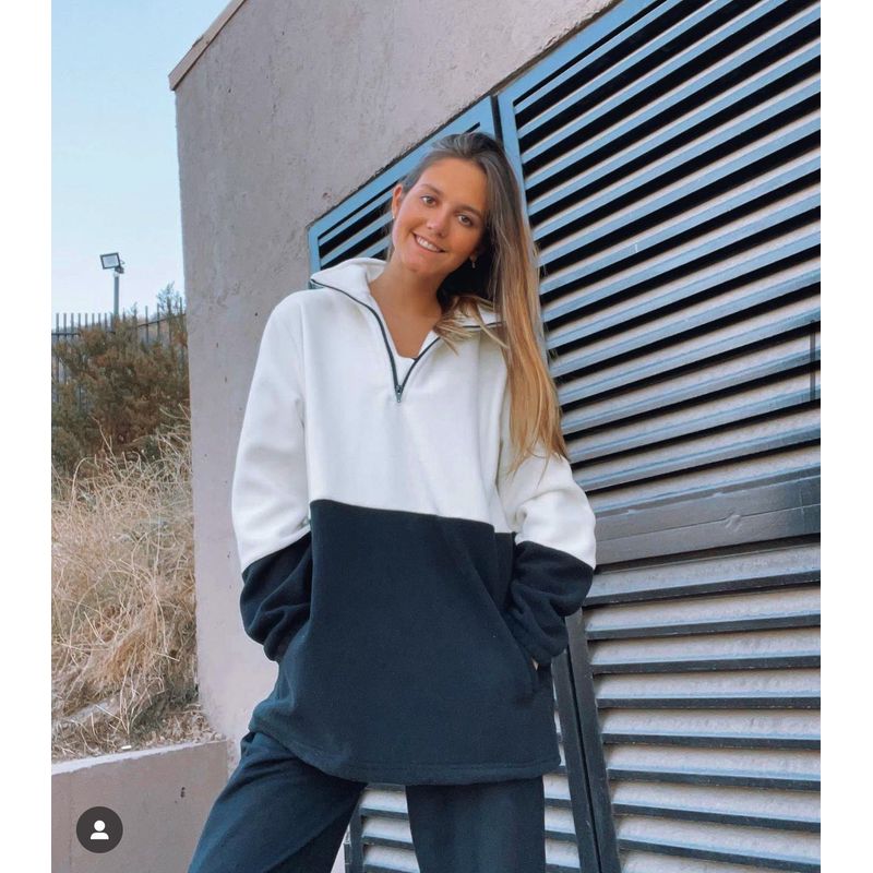 ANAFI - Micro Polar  Bi color Negro / Blanco