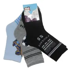 GENERICO - 12 Pares De Calcetines De Algodon Para Niños