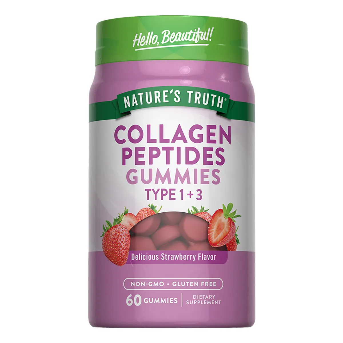 NATURE'S TRUTH - Colageno Tipo I & III Beauty Collagen 60 Gomitas NATURE'S TRUTH