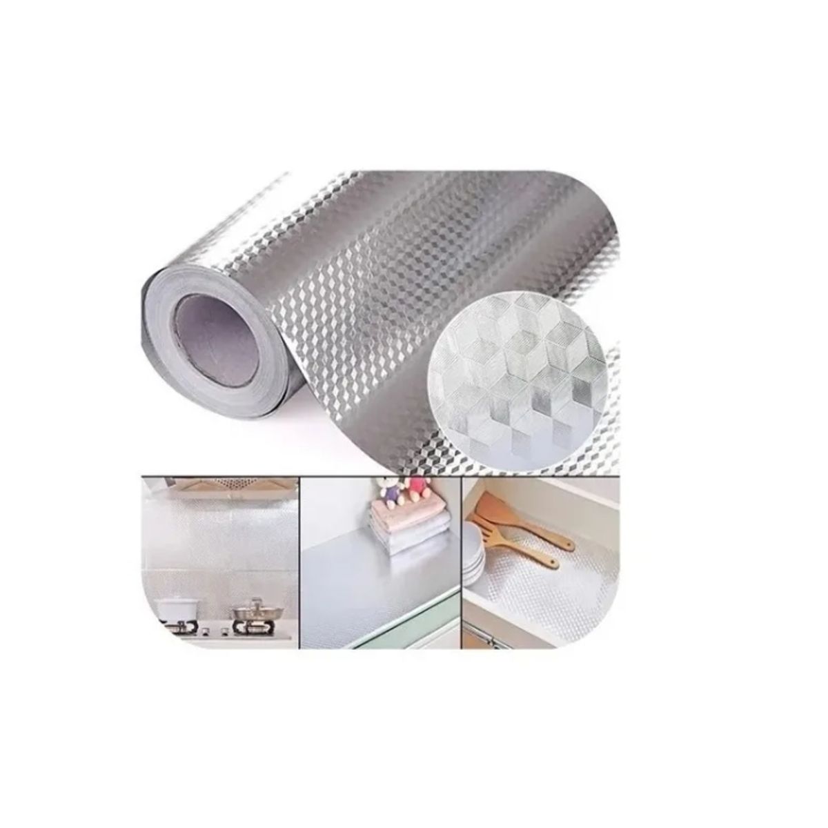 ESHOPANGIE - Papel Autoadhesivo Cocina Pared Muro Revestir 40x1000cm