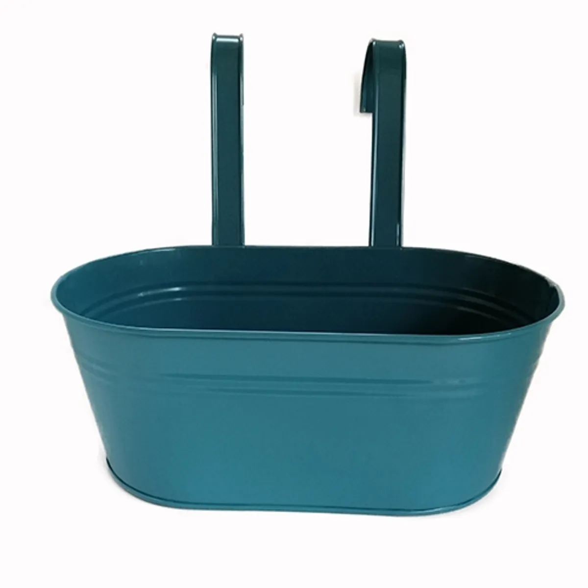 GENERICO - Macetero metal colgante turquesa