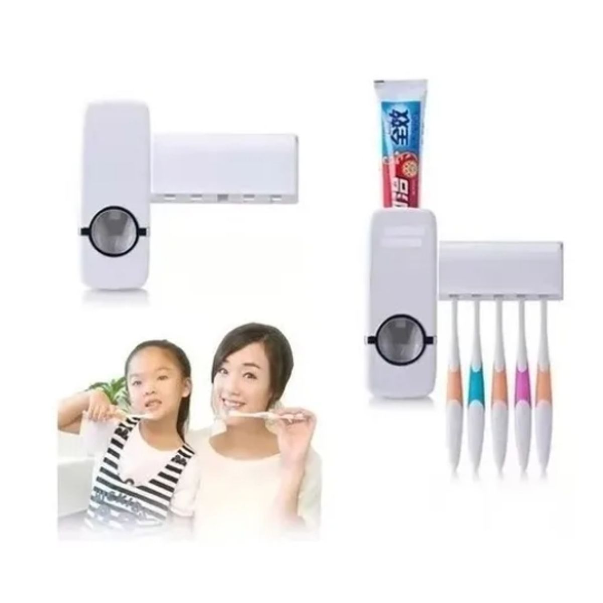 ESHOPANGIE - Dispensador Automático Pasta Dientes Porta Cepillo