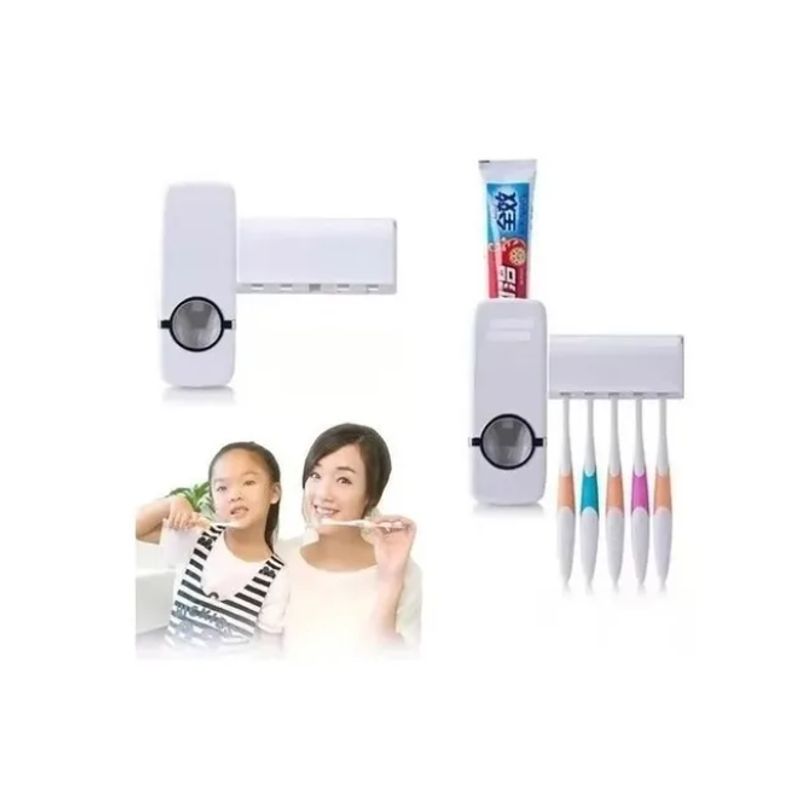 ESHOPANGIE - Dispensador Automático Pasta Dientes Porta Cepillo