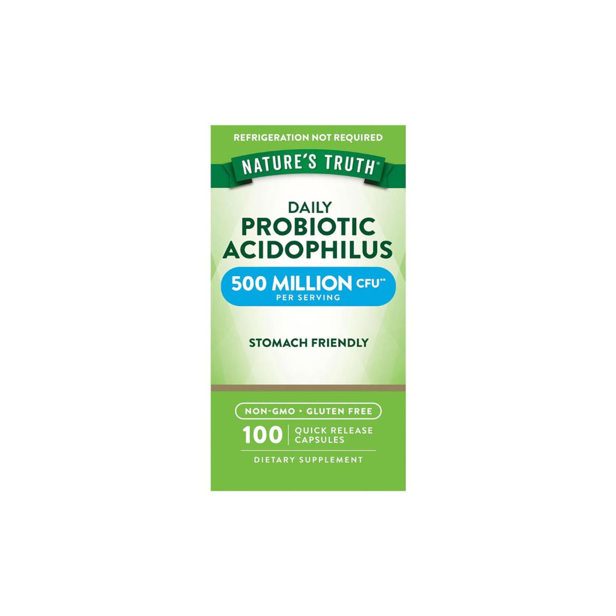 NATURE'S TRUTH - Probioticos Acidophilus 100 Capsulas NATURE'S TRUTH