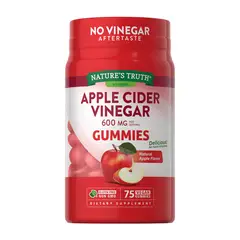 NATURE'S TRUTH - Gomitas de Vinagre de Manzana 600 Mg - 75 Gomitas Veganas