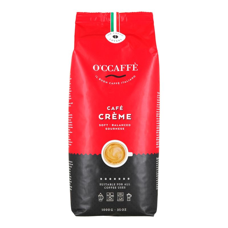 OCCAFFE - Café En Grano Occaffe Espresso Creme Rosso 1kg