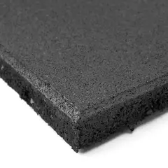 QRUBBER - Pastelón de caucho 50cmx50cmx20 mm negro