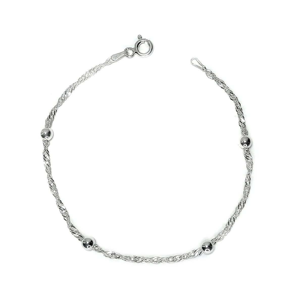 COGGIOLA - Pulsera Bolitas Plata Fina 925