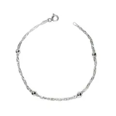 ANDREA COGGIOLA JOYAS - Pulsera Bolitas Plata Fina 925