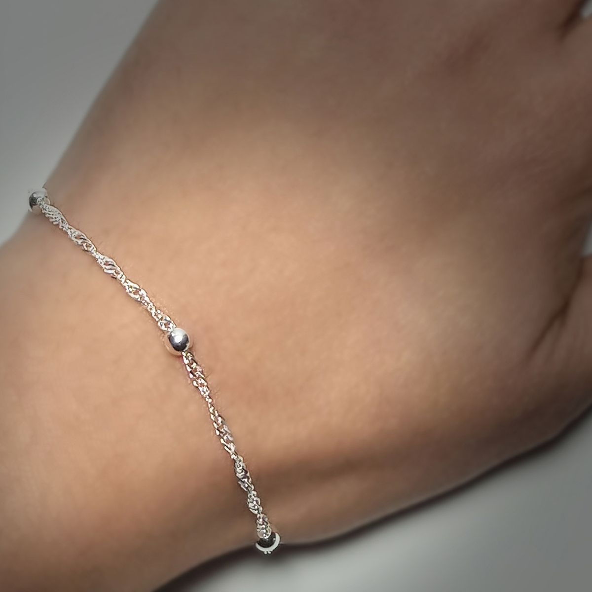 COGGIOLA - Pulsera Bolitas Plata Fina 925