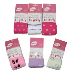 GARSIL - 6 Pantys De Algodon Diseños Para Niñas