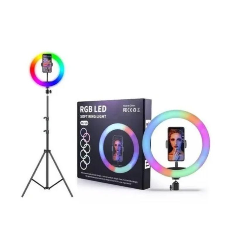 GENERICO - Anillo Rgb Aro De Luz Multicolor + Trípode