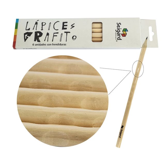 SEIGARD - Caja de Lápices Grafito SEG865 Color Gris