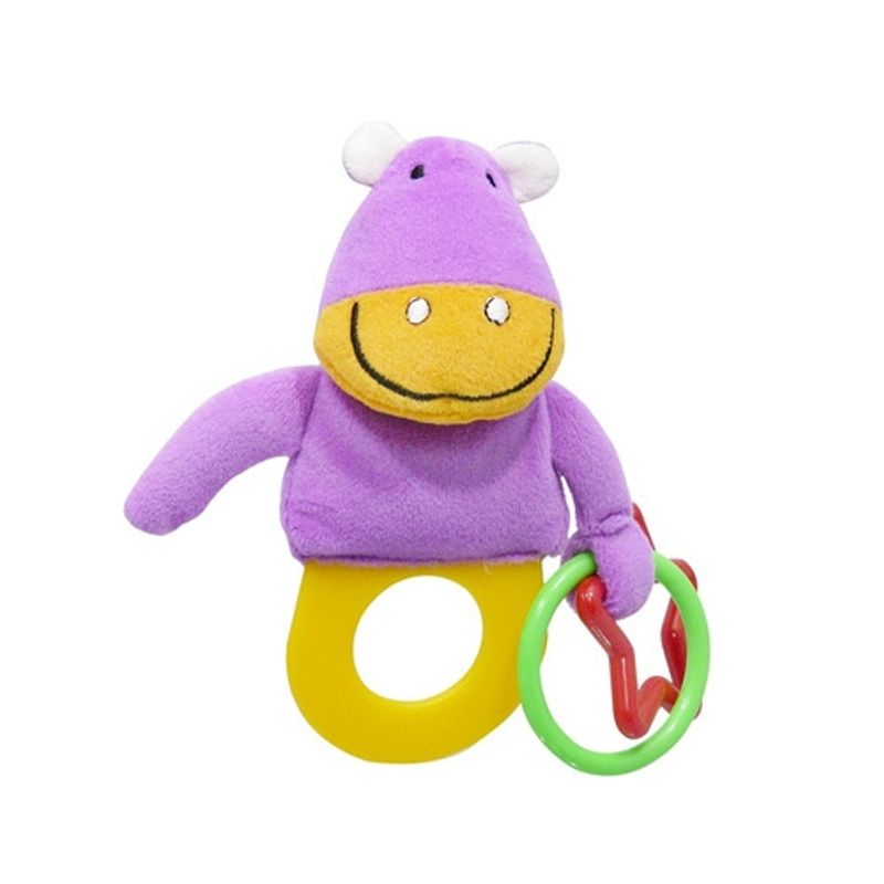 SEIGARD - Sonajero Cascabel Hipopótamo JF051-H Color Morado