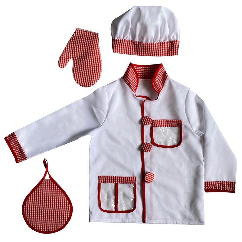 SEIGARD - Traje del Chef Para Niños CAR-072 Color Blanco