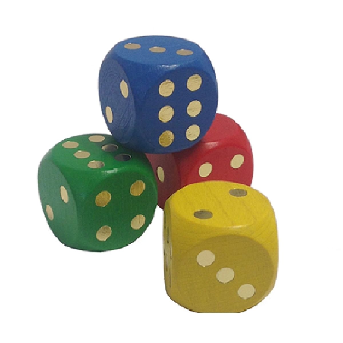 SEIGARD - Dado De Madera13783-1 Color Rojo