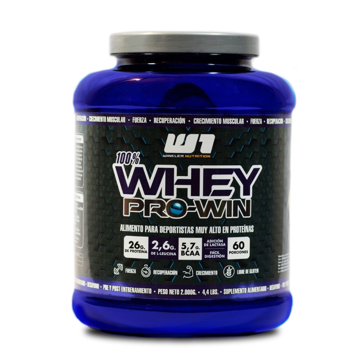 WINKLER NUTRITION - Proteina Whey Pro Win Dulce de leche 2 kgs.