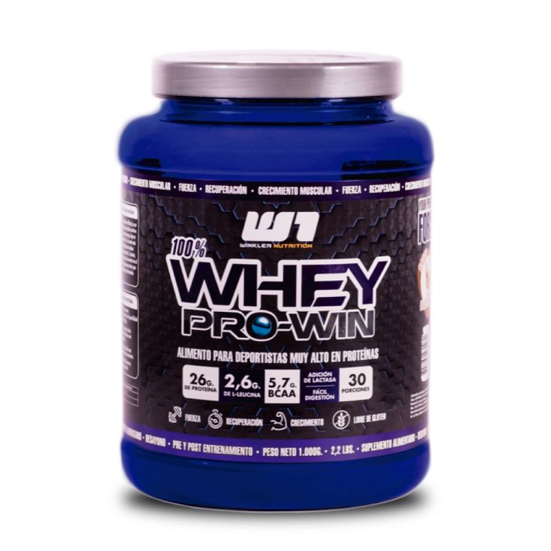 WINKLER NUTRITION - Proteina Whey Pro Win Dulce de leche 1 kg.