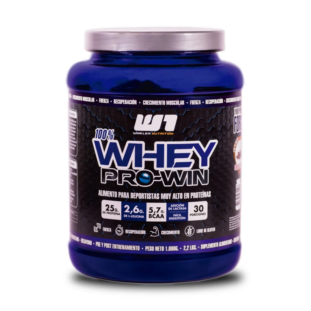 WINKLER NUTRITION - Proteina Whey Pro Win Capuccino 1 kg.