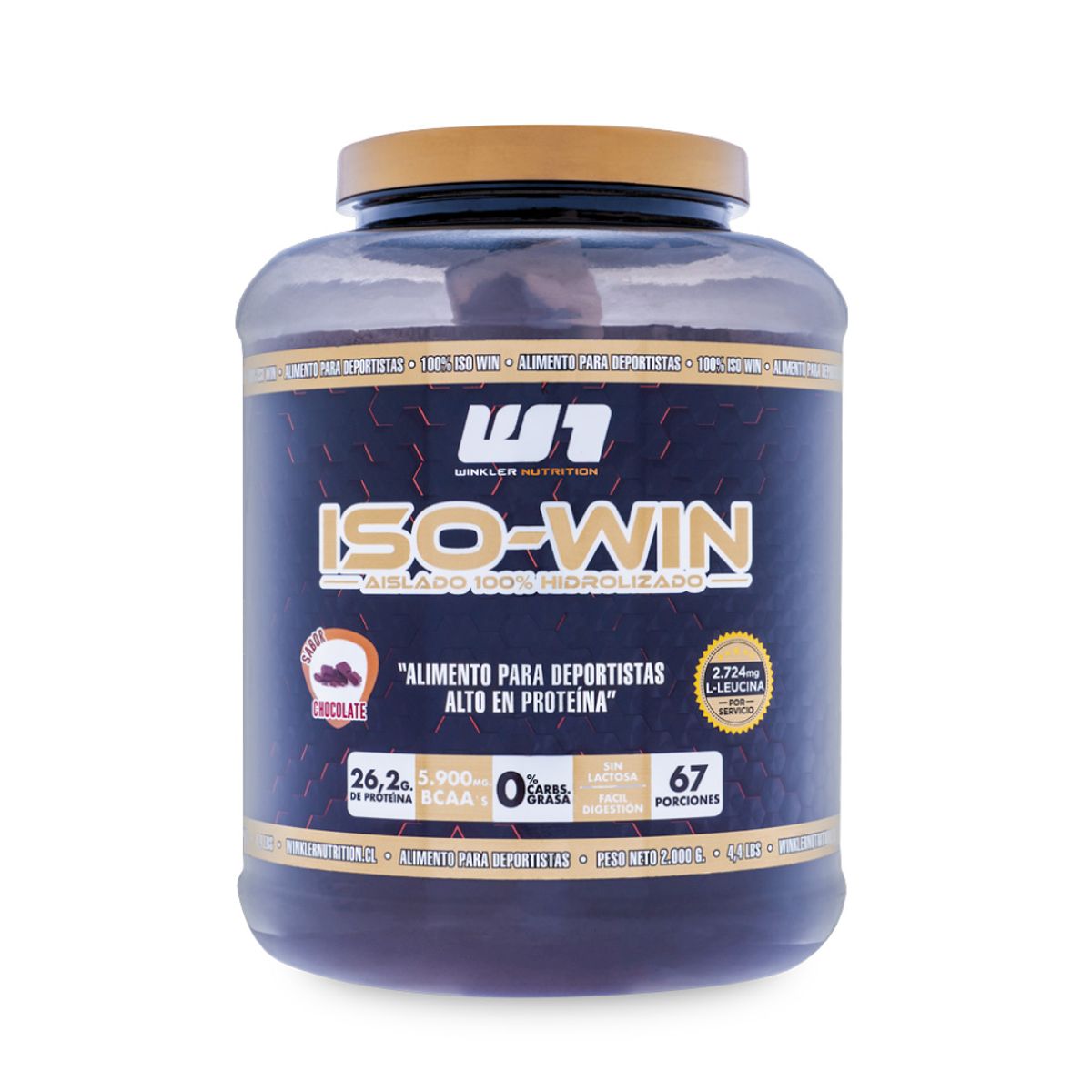 WINKLER NUTRITION - Proteina Hidrolizada Iso Win 2 Kgs. Winkler Nutrition