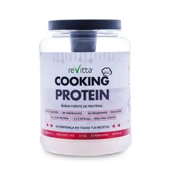 REVITTA WELLNESS - Proteína para cocinar Whey Cooking sin sabor 1,28 kgs.