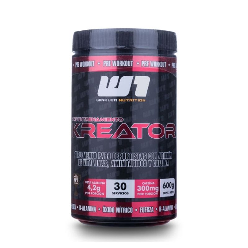 WINKLER NUTRITION - Pre Entreno Kreator sabor Blue Aggression 600 grs.