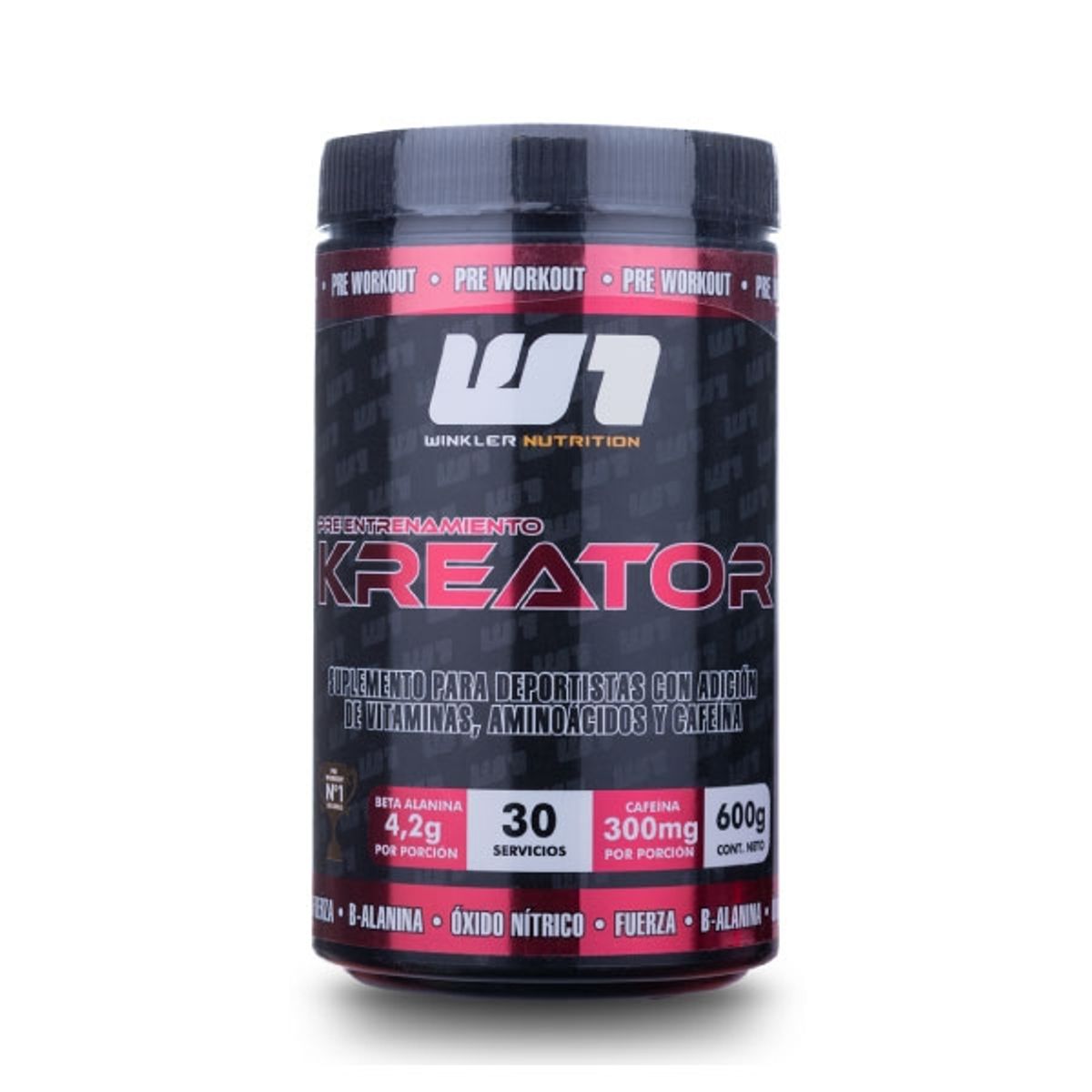 WINKLER NUTRITION - Pre Entreno Kreator sabor Extreme Punch 600 grs.