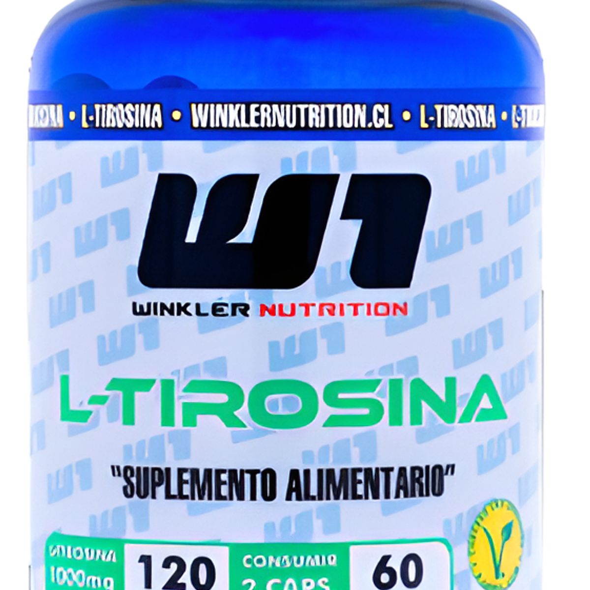 WINKLER NUTRITION - L-Tirosina 1000mg 120 cápsulas