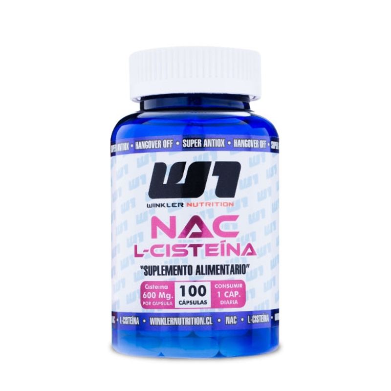 WINKLER NUTRITION - Protector Hepático NAC L-cisteína 600mg 100 cáps.