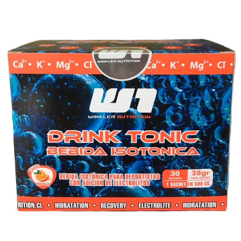 WINKLER NUTRITION - Bebida Isotónica Drink Tonic 30 sachets Naranja