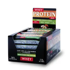 REVITTA WELLNESS - Caja 16 barritas Whey sabor chocococo 45 grs.