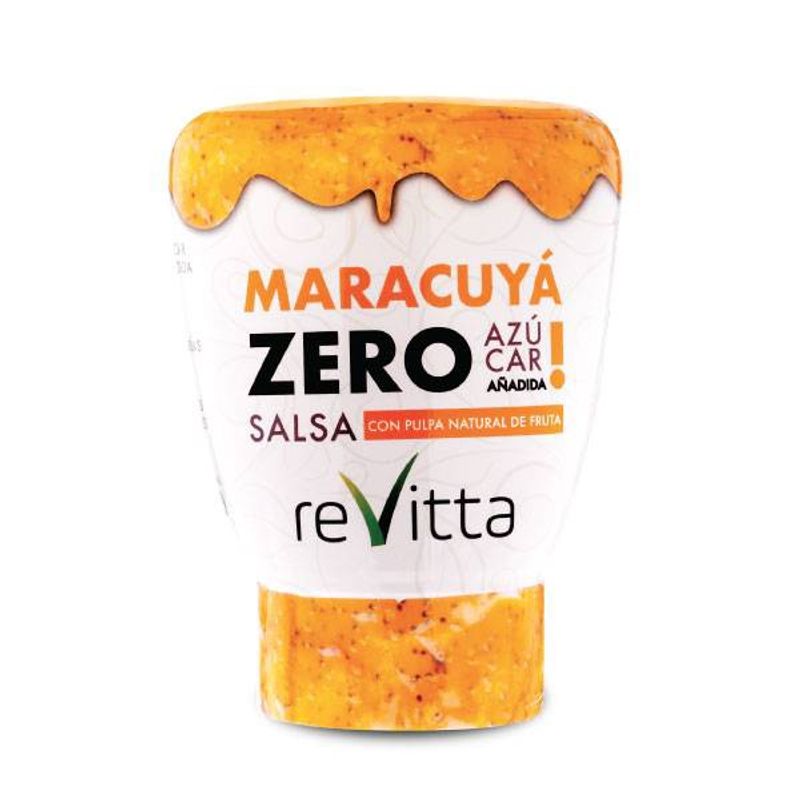REVITTA WELLNESS - Salsa Zero Maracuyá Revitta 330 grs.