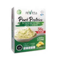REVITTA WELLNESS - Puré vegano instantáneo sabor ciboullete 250 grs.