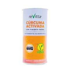 REVITTA WELLNESS - Cúrcuma Activada + Pimienta negra 200 grs.