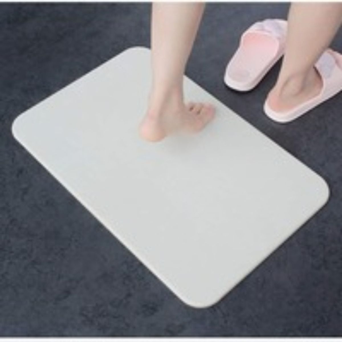 GENERICO - Alfombra Baño Barro Antideslizante Absorbente Secado Rápido