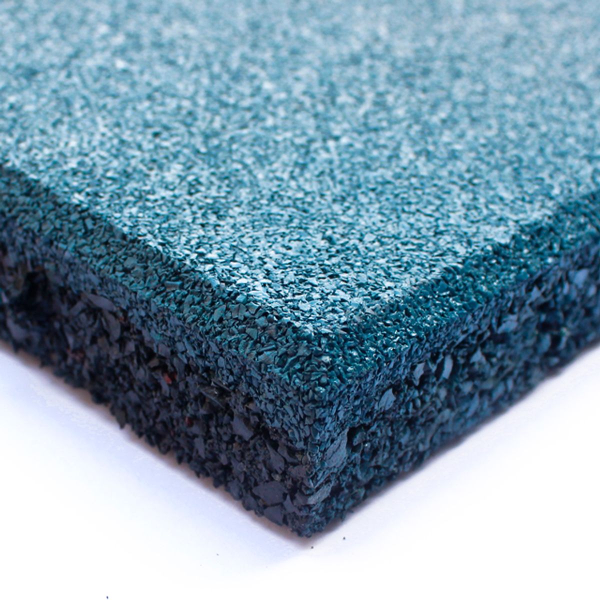 QRUBBER - Pastelón de caucho 50cmx50cmx20 mm Azul QRubber