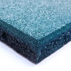 QRUBBER - Pastelón de caucho 50cmx50cmx25 mm azul