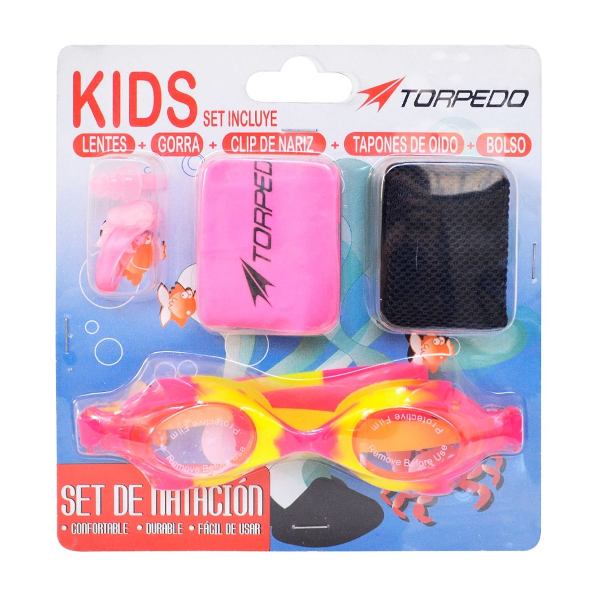 TORPEDO - SET NATACION TORPEDO JUNIOR FUC-AMA