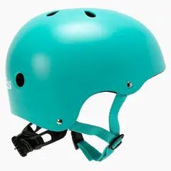 ON WHEELS - Casco Urbano Con Luz Celeste Talla M