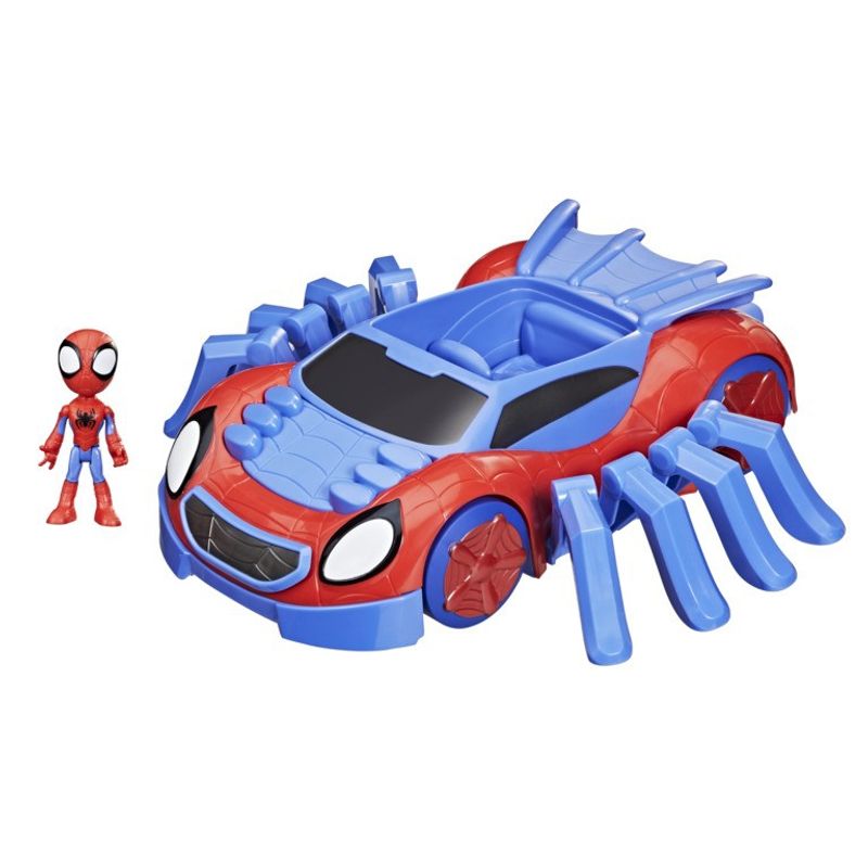 MARVEL - FIGURA SPIDEY AND FRIENDS SUPER VEHICULO ARAÑA