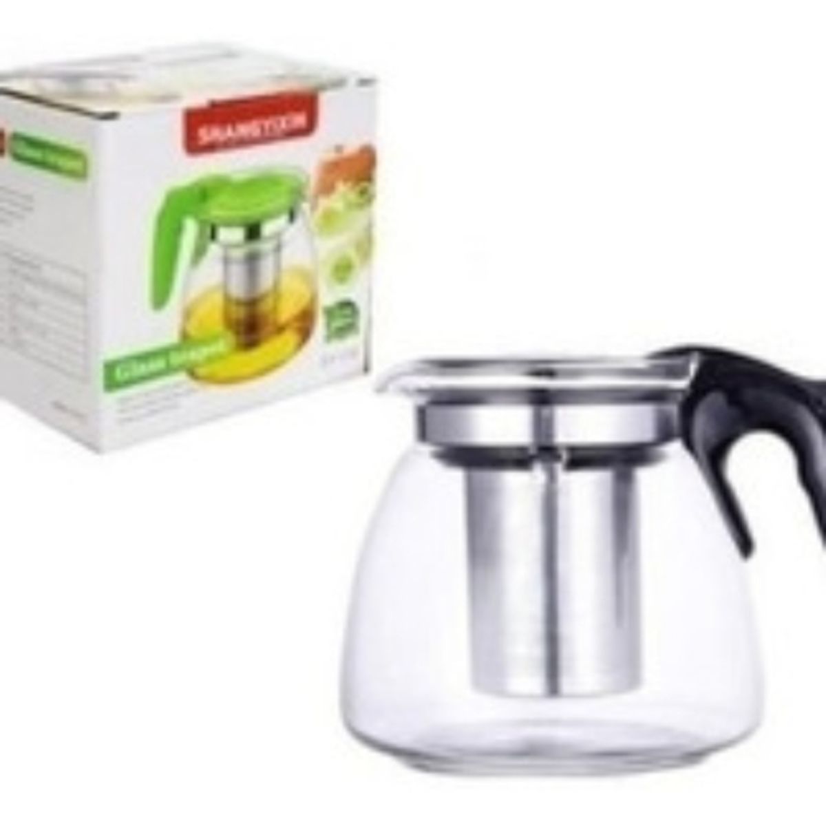 GENERICO - TETERA DE VIDRIO DE 900ML CON INFUSOR