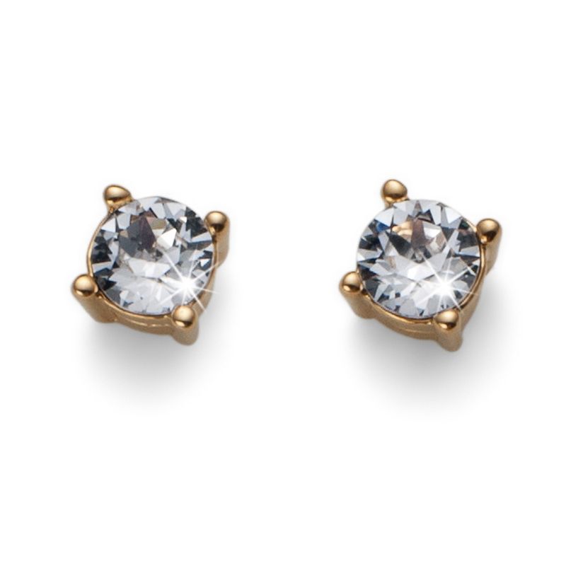 OLIVER WEBER - Pendientes Sweet dorado cristal