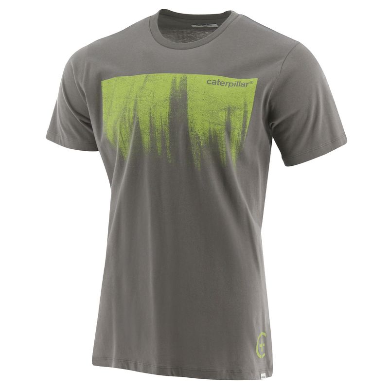 CAT - Polera M/C Hombre Contech Negative Space Tee Gris CAT