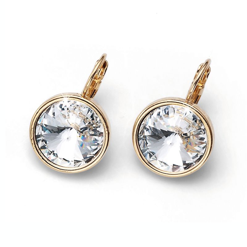 OLIVER WEBER - Pendientes Fun dorado cristal