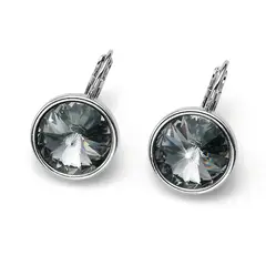 OLIVER WEBER - Pendientes Fun rodio bl diamond