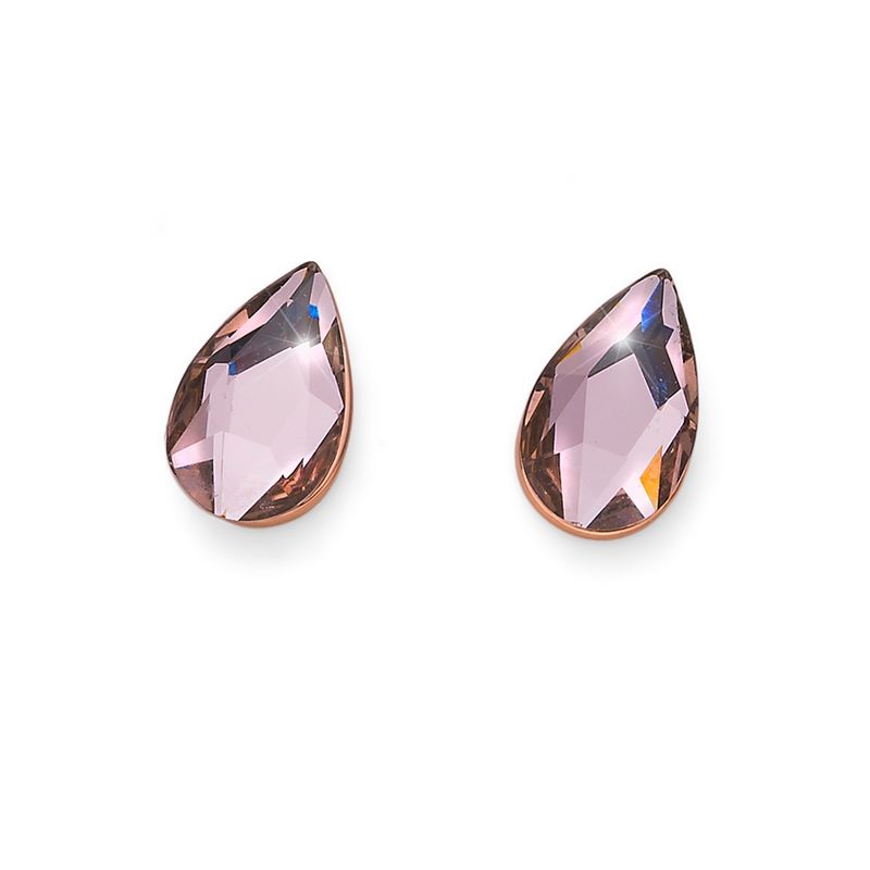 OLIVER WEBER - Pendientes Goccina RG vintage rose