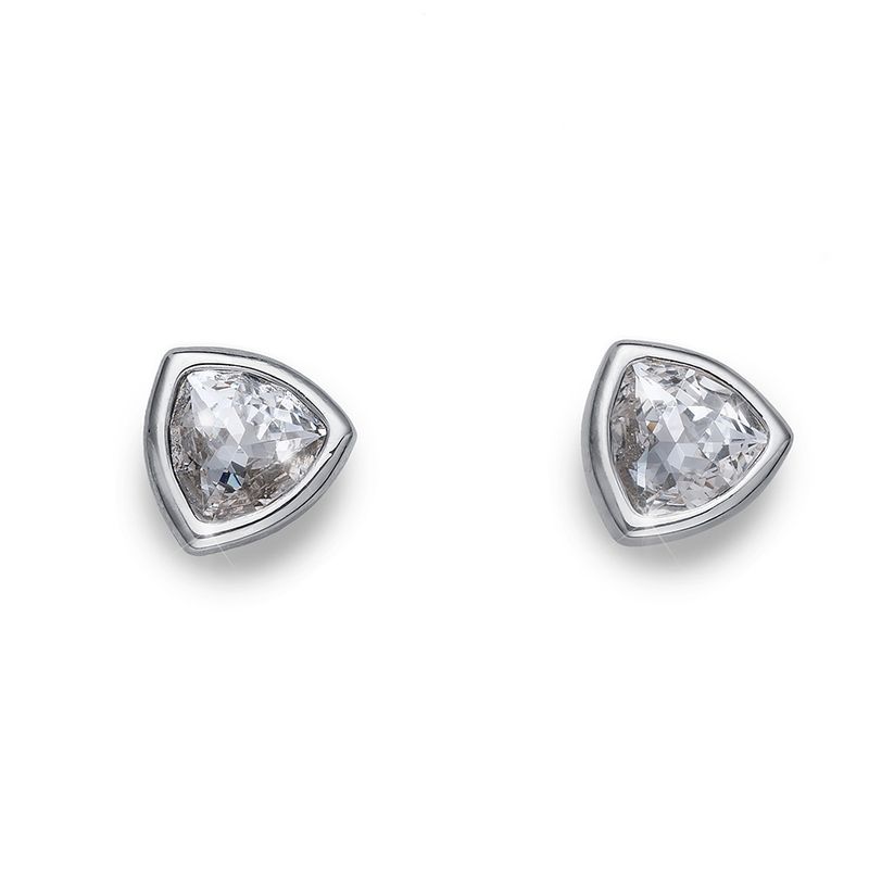 OLIVER WEBER - Pendientes Trilli rodio cristal