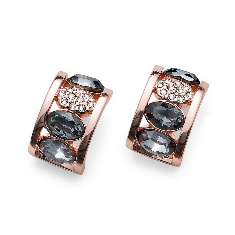 OLIVER WEBER - Pendientes Style rosado/ silvernight