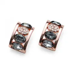OLIVER WEBER - Pendientes Style rosado/ silvernight